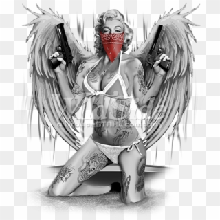 Gangster With Wings - Gangster Marilyn Clipart