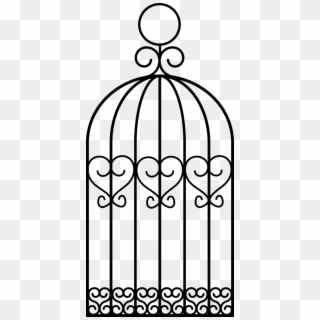 Free Png Download Cage Bird Clipart Png Photo Png Images - Drawing A Bird Cage Transparent Png