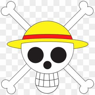Open - Strawhat Jolly Roger Png Clipart