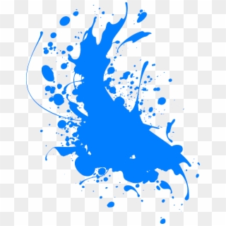 Blue Color Splash Png - Color Splash Png Blue Clipart