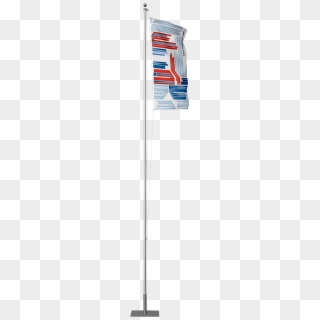This Particular Flagpole Basic Model Is Mounted Onto - Banner Clipart