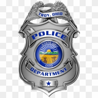 Troy Police Badge - State Of Ohio Police Badge Clipart