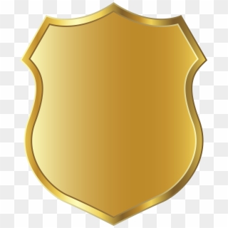 Golden Badge Template Clipart Png Picture - Shield Transparent Png