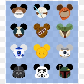 114 - Doodle Luke Skywalker Mickey Mouse Clipart