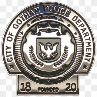 Gotham City Police Officer Shield Badge - Gotham City Police Badge Clipart