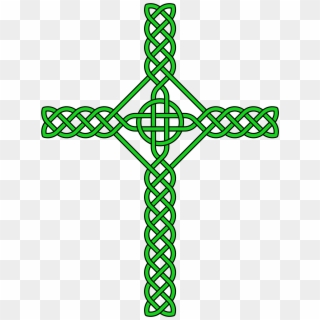 Open - Celtic Knot Cross Clipart