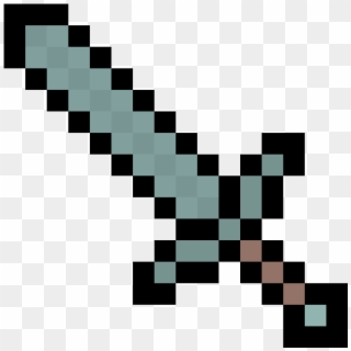 Diamond Sword - Minecraft Diamond Sword Clipart