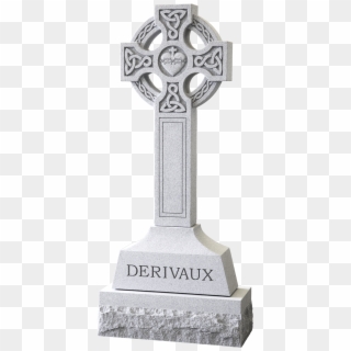 Celtic Cross Monument Designs , Png Download - Cross Tombstone Clipart