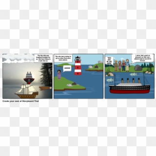 Lighthouse - Cartoon Clipart