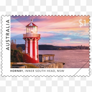 Hornby Lighthouse, Inner South Head - Sydney Australia Stamp Png Clipart