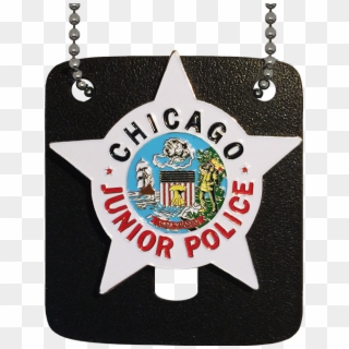 Chicago Police Junior Police Officer Star Badge - Label Clipart