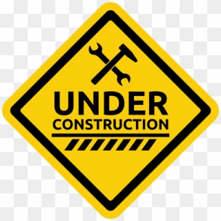 Under Construction Warning Sign Png Clipart - Lost And Found Signage Transparent Png