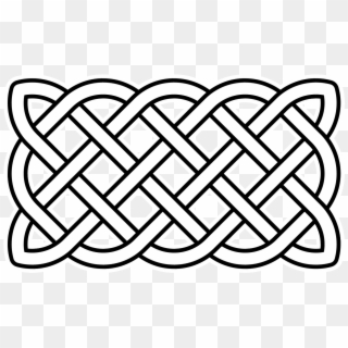 Celtic Knot Basic Rectangular - Celtic Symbols Clipart