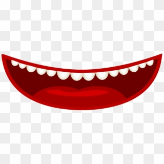 Smile Mouth Png - Smiling Mouth Cartoon Png Clipart