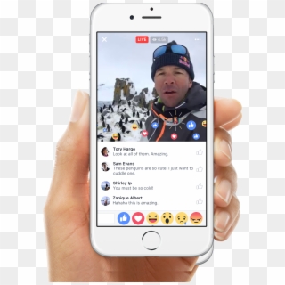Facebook Live Post Example Clipart