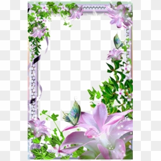 Png Photo, Borders And Frames, Borders For Paper, Decoupage, - Beautiful Flower Photo Frames Clipart