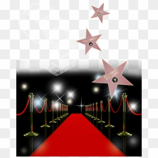 Hollywoodawards Nights You Would Like To Spend - Red Carpet Flashing Lights Clipart