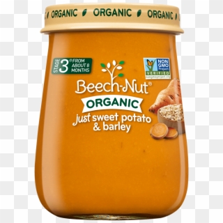 Organic Just Sweet Potato & Barley Jar - Beechnut Pumpkin Baby Food Clipart