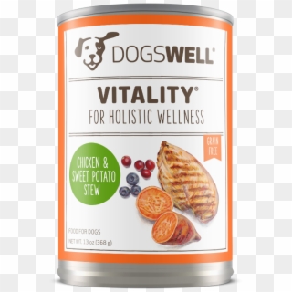 Vitality Chicken And Sweet Potato Canned Dog Food - Dog Food Clipart