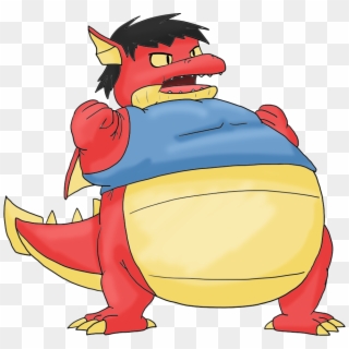 Dan The Fat Red Dragon By Capo16 By Juacoproductionsarts - Dragons Fat Cartoons Clipart