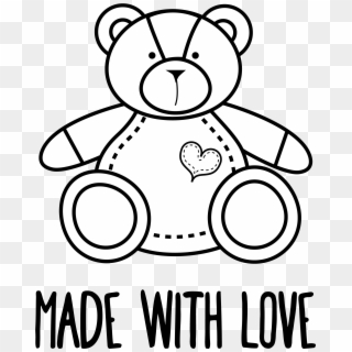 Made With Love Bears Logo - Made With Love Bear Clipart