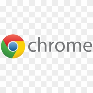 Google Chrome Icon And Wordmark - Google Chrome Logo Vector Clipart