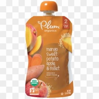 Mango, Sweet Potato, Apple & Millet - Baby Food Packaging Clipart