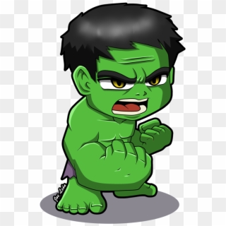 Hulk Chibi Png - Hulk Cartoon Png Clipart