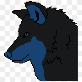 Blue And Black Wolf - Dog Clipart