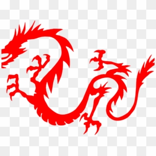 Chinese Red Dragon Clipart - Png Download