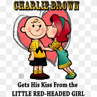 Someone Had To Step Up And Help - Charlie Brown And Little Red Haired Girl Clipart