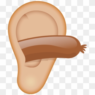 Sausage In Ear - Sausage In The Ear Clipart
