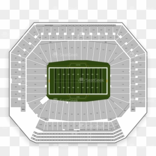 Ford Seating Chart Map Seatgeek Detroit Lions - Ford Field Clipart