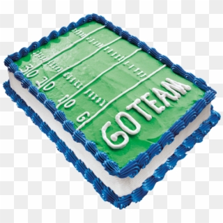 Football Field Square Cake - Carvel Football Cake Clipart