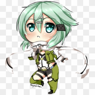 So I Re-do The Last Chibi Sinon I Did A Couple Weeks Clipart