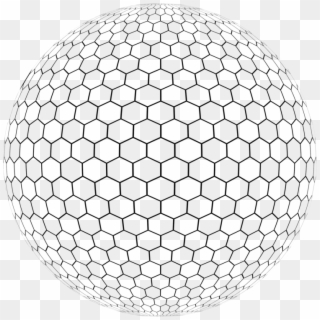 Hexagonal Tiling Sphere Hex Map Geometry - Hexagonal Sphere Clipart