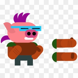 Bebop Jazz Doom Trumpet Cartoon - Cartoon Clipart