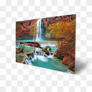 Mount Roraima Waterfall South America - Nature Art Original Landscape Paintings Clipart