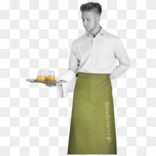Waiter`s Apron With Branding - Formal Wear Clipart
