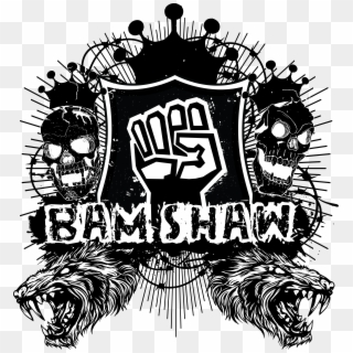 Bam Out Bamshawskullwolf Clipart