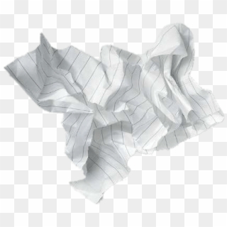 Crumpled Lined Sheet - Sketch Clipart