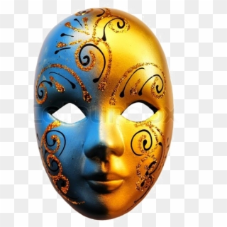 Carnival Mask Transparent Image - Face Carnival Mask Png Clipart