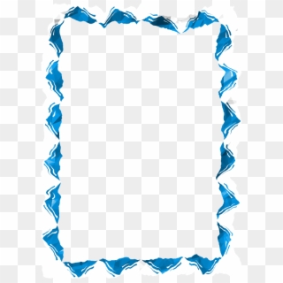 Frame Crumpled Blue And White Paper Clipart