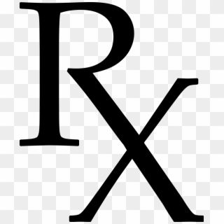 Pharmacy Rx Symbol Used On Prescriptions - Rx Pharmacy Clipart