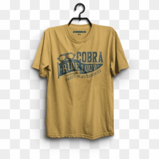Cobra Tshirt Mockup Flag Gold V1 Clipart