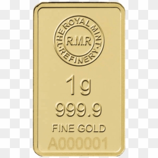 1 G Gold Bar Minted - 1 G Gold Bar Clipart