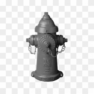 Fire Pipe Transparent Background Png - Fire Hydrant Gray Clipart
