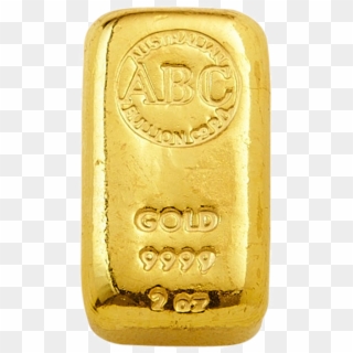 The Abc Bullion 2 Ounce Cast Gold Bar Is A Favourite - Gold Clipart