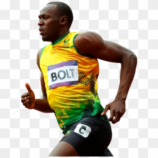 Usain Bolt Clipart Png - Usain Bolt Running Png Transparent Png