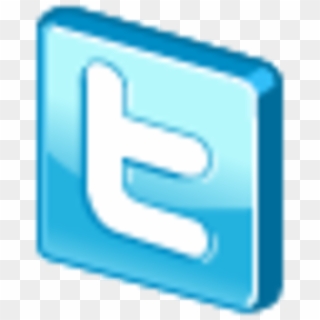 Twitter Icon Image - Electric Blue Clipart